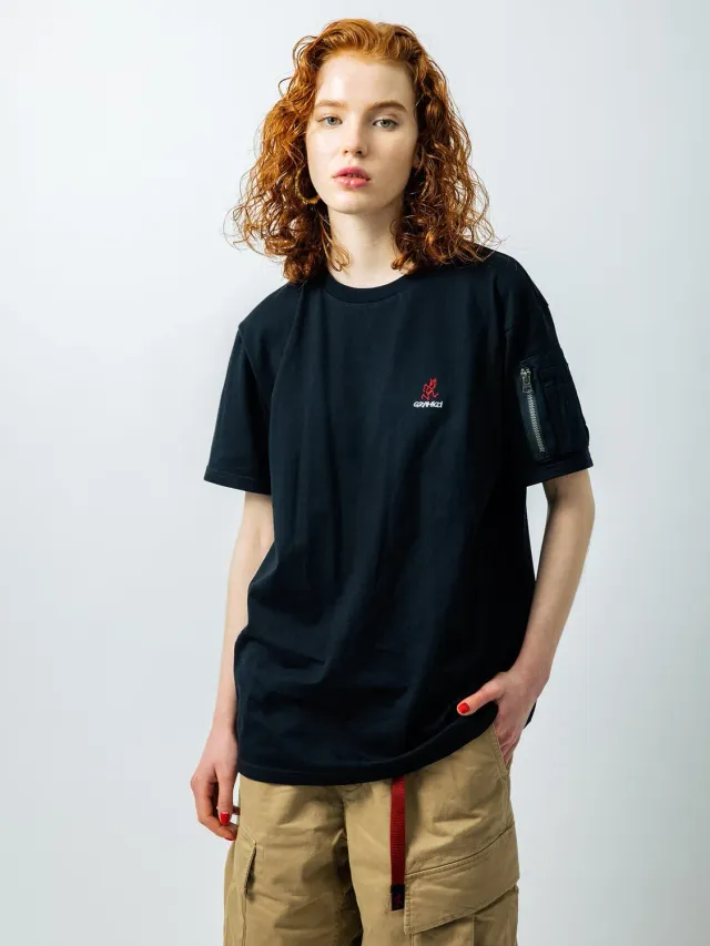 Alpha Industries Gramicci Cigar tricou negru bumbac