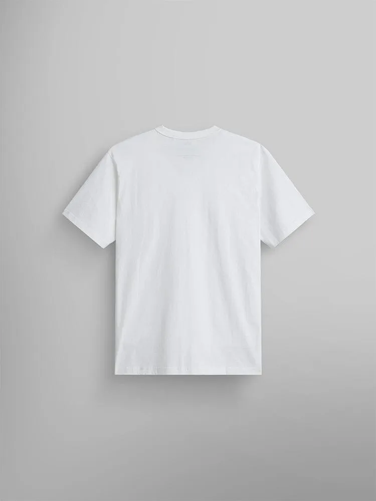 Alpha Industries NASA Essential Pocket Tee tricou alb bumbac