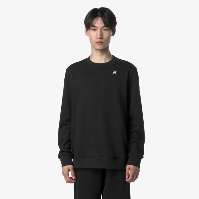 K-Way Baptiste French Terry bluza neagra barbati