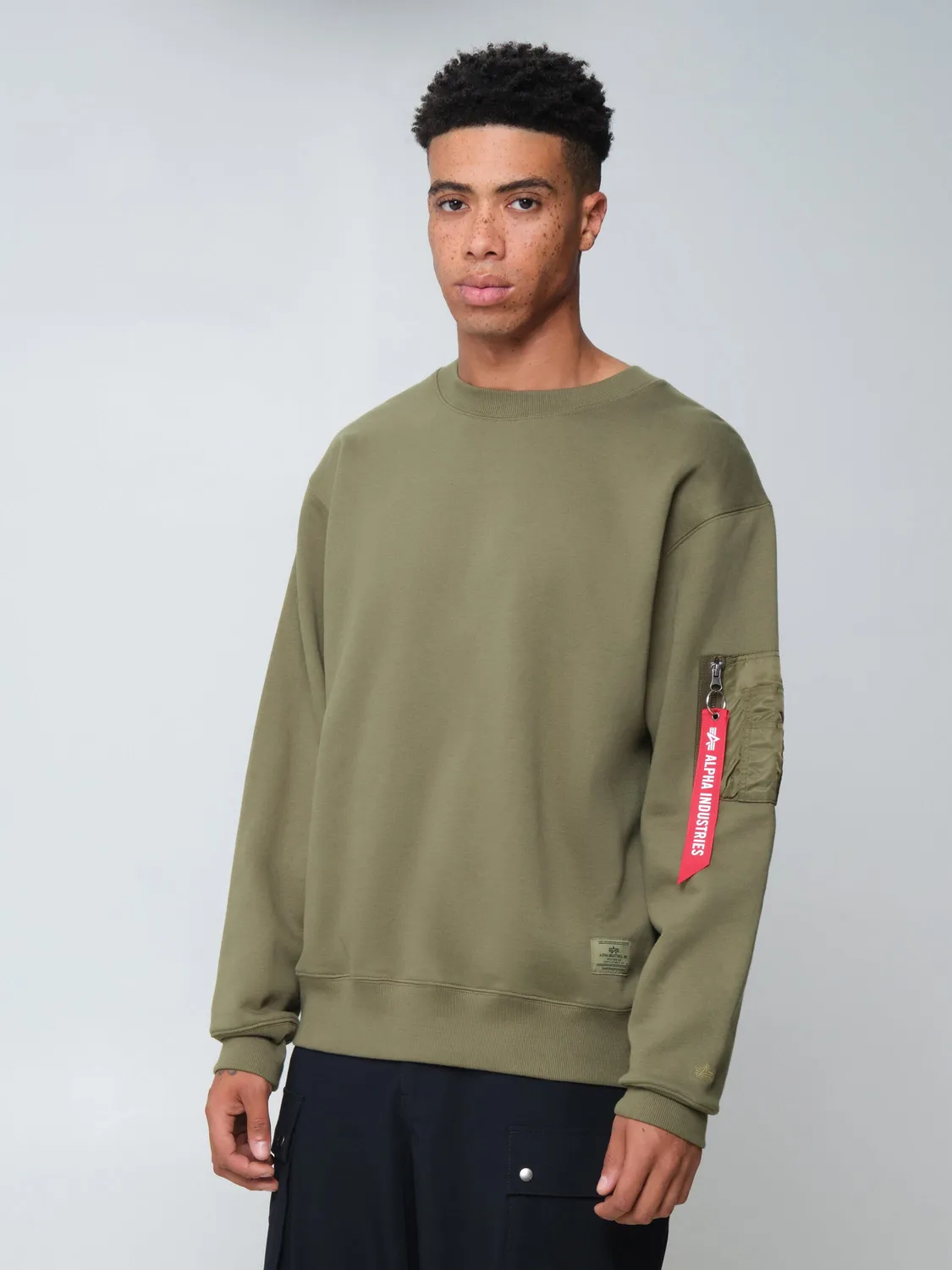 Alpha Industries Utility Pocket hanorac negru black