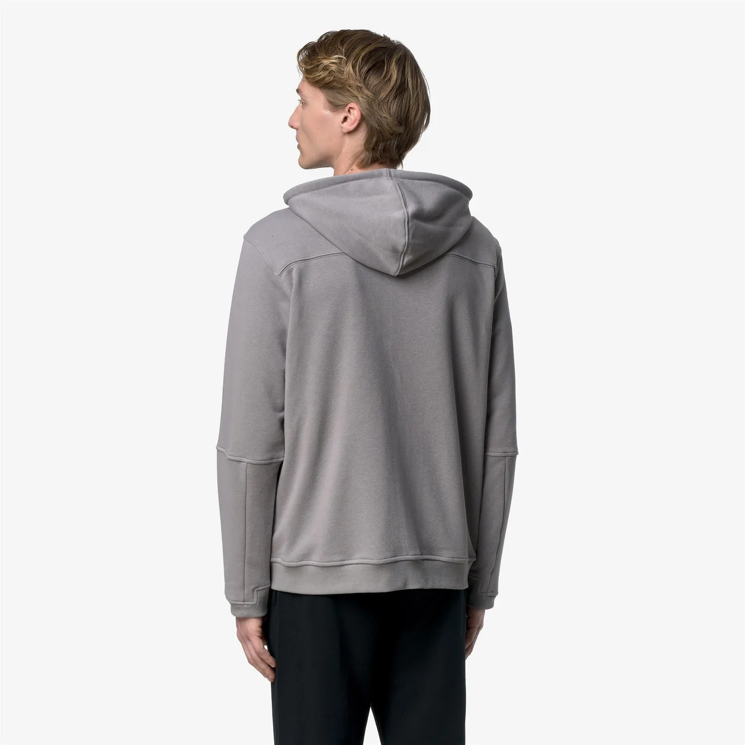 K-Way Prosper Poly Cotton hanorac unisex gri calduros