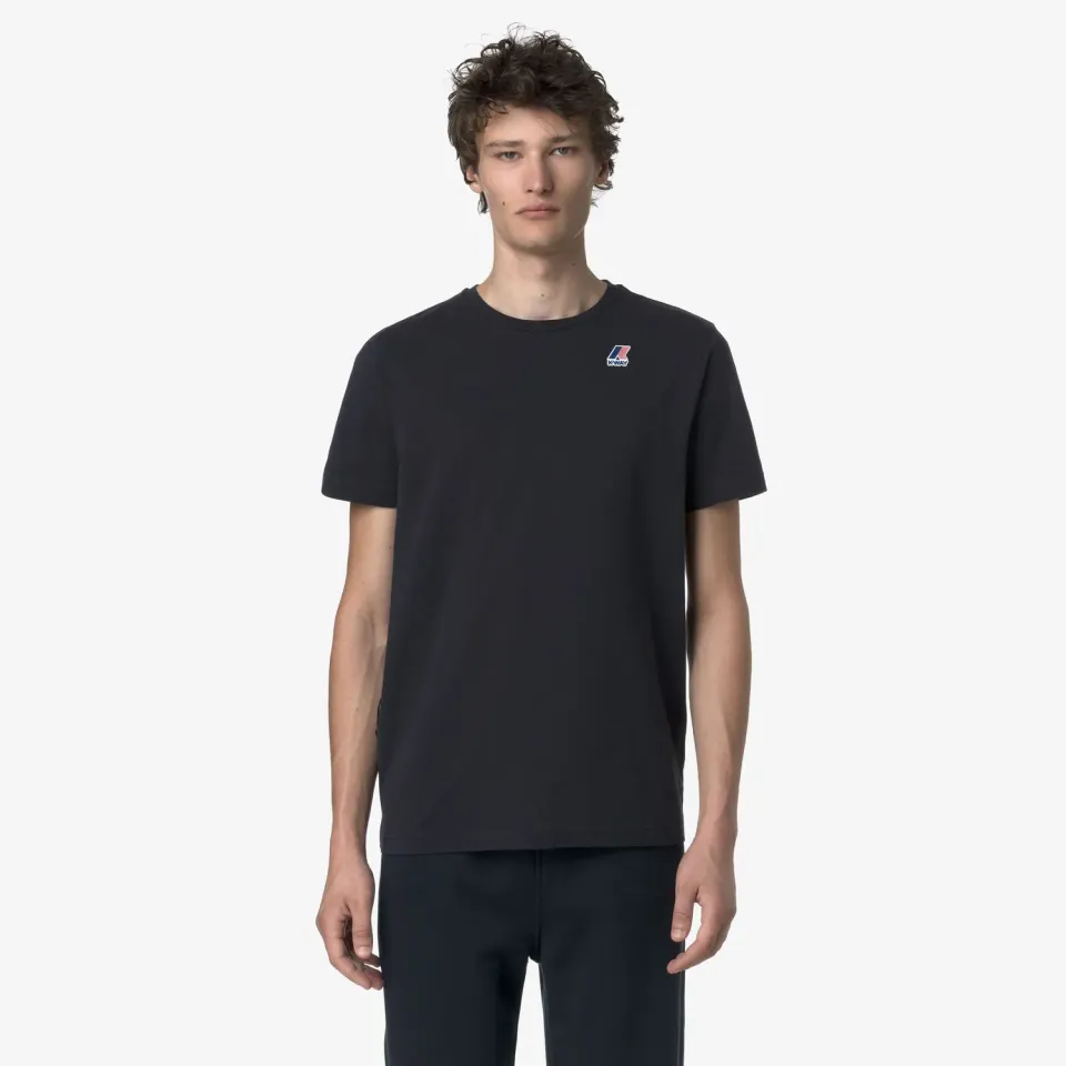 K-Way Leonide tricou unisex albastru bumbac pliabil