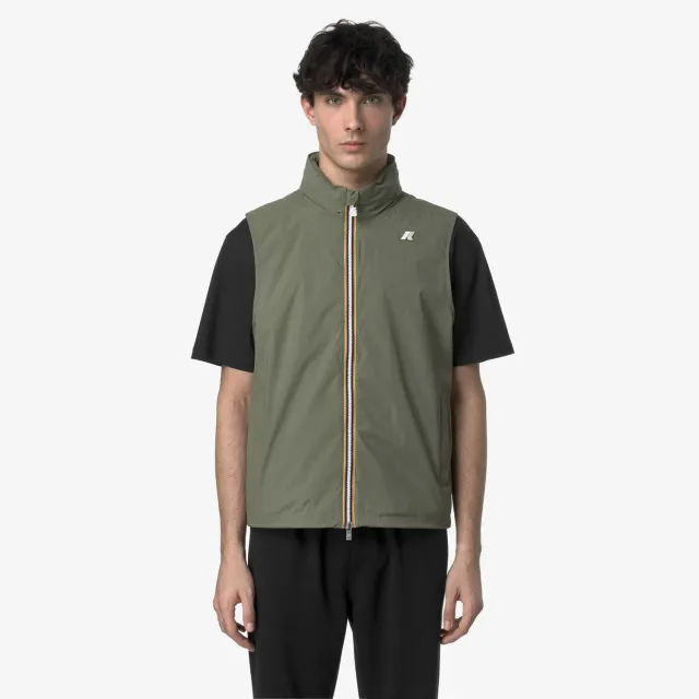K-Way Valen vesta barbati verde lichen slim