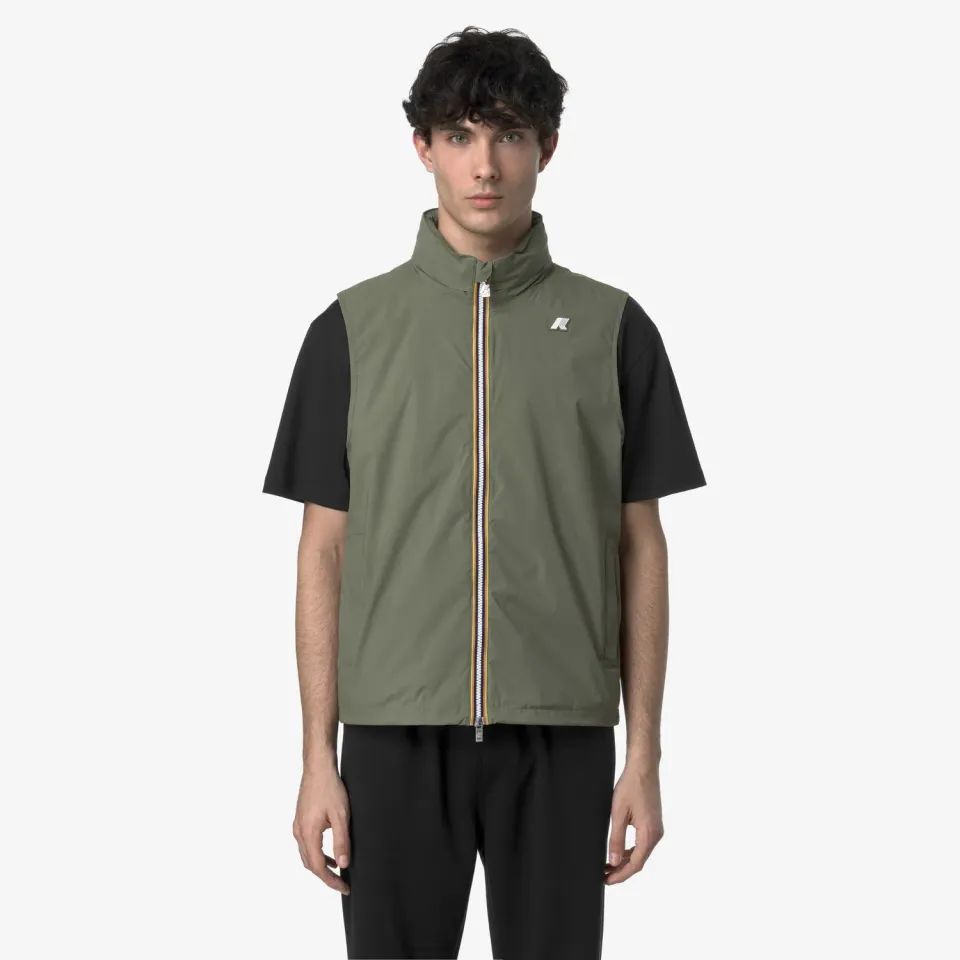 K-Way Valen vesta barbati verde lichen slim