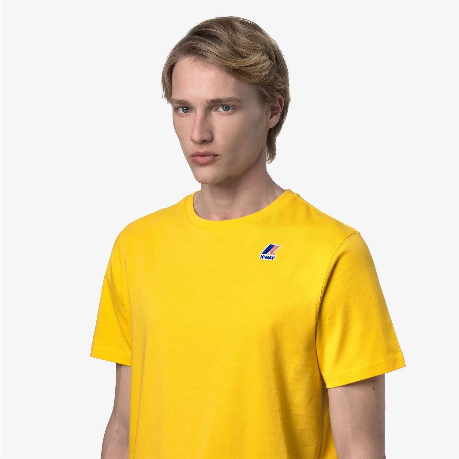 K-Way Le Vrai Leonide tricou galben unisex bumbac