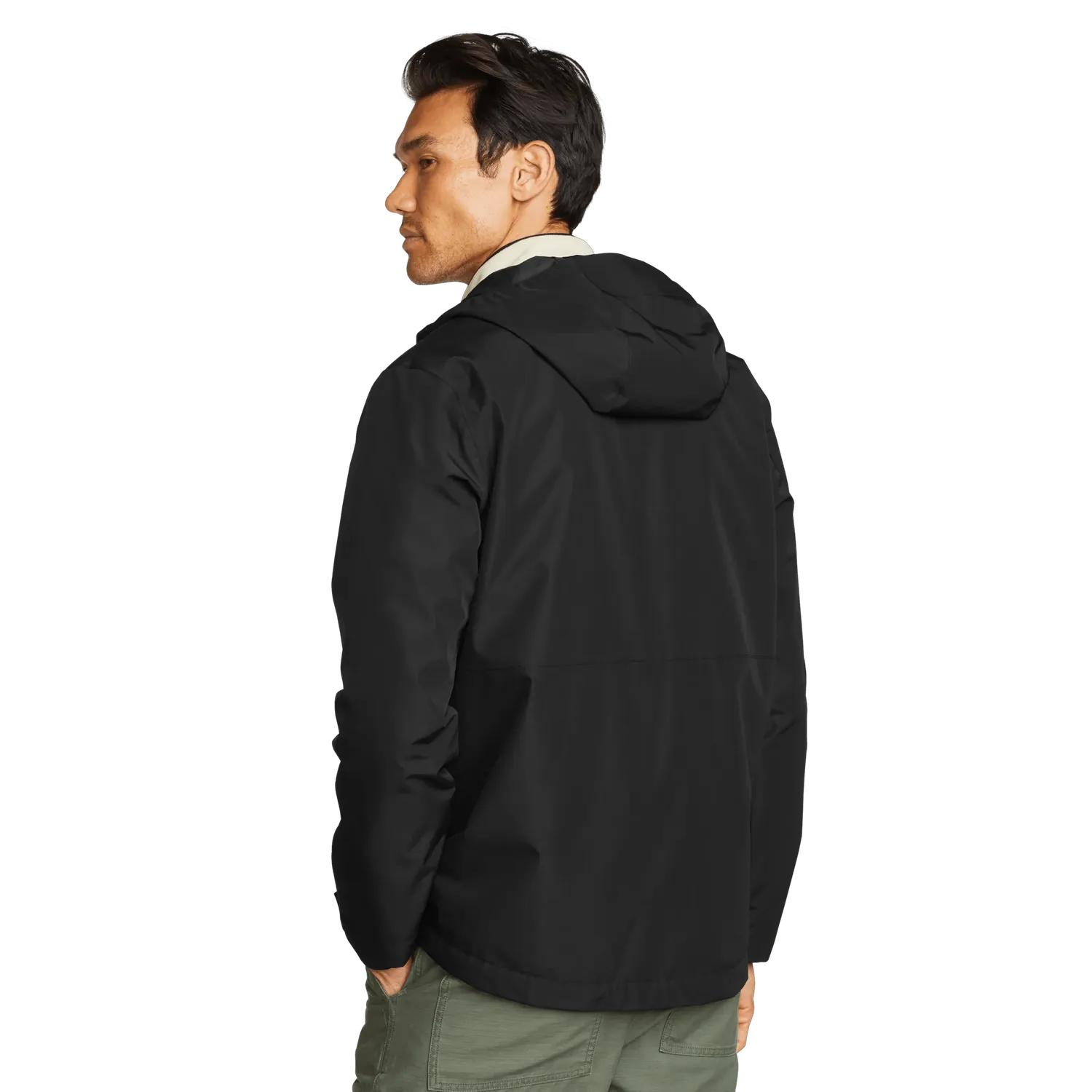 Eddie Bauer Seaward geaca ploaie barbati neagra waterproof
