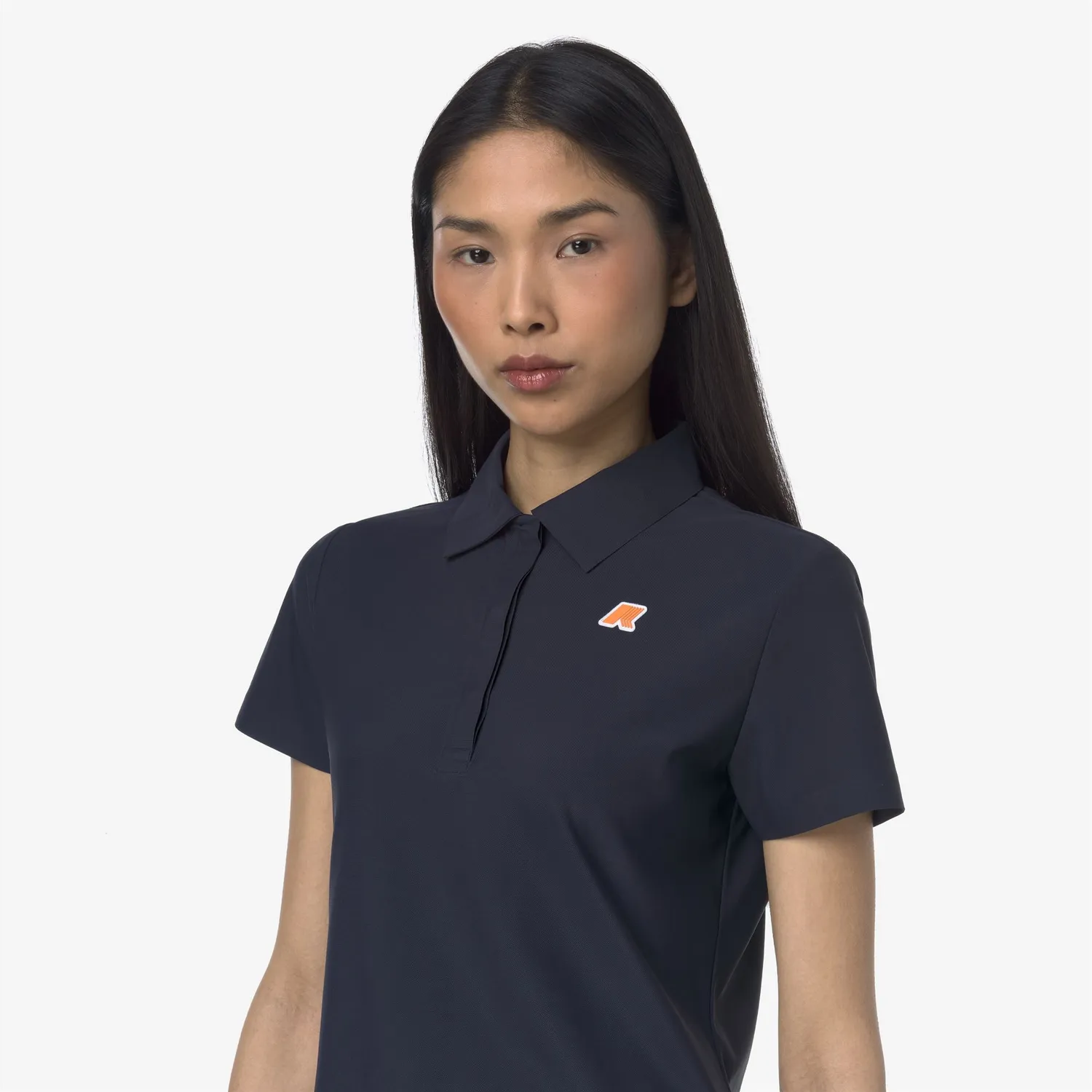 K-Way Birdie Golf polo dama albastru elastic