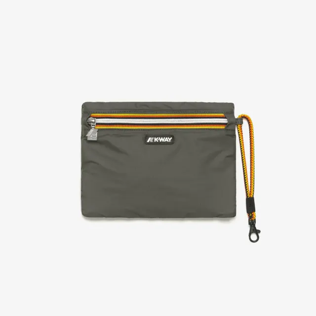 K-Way Nimes necessaire verde-negru impermeabil