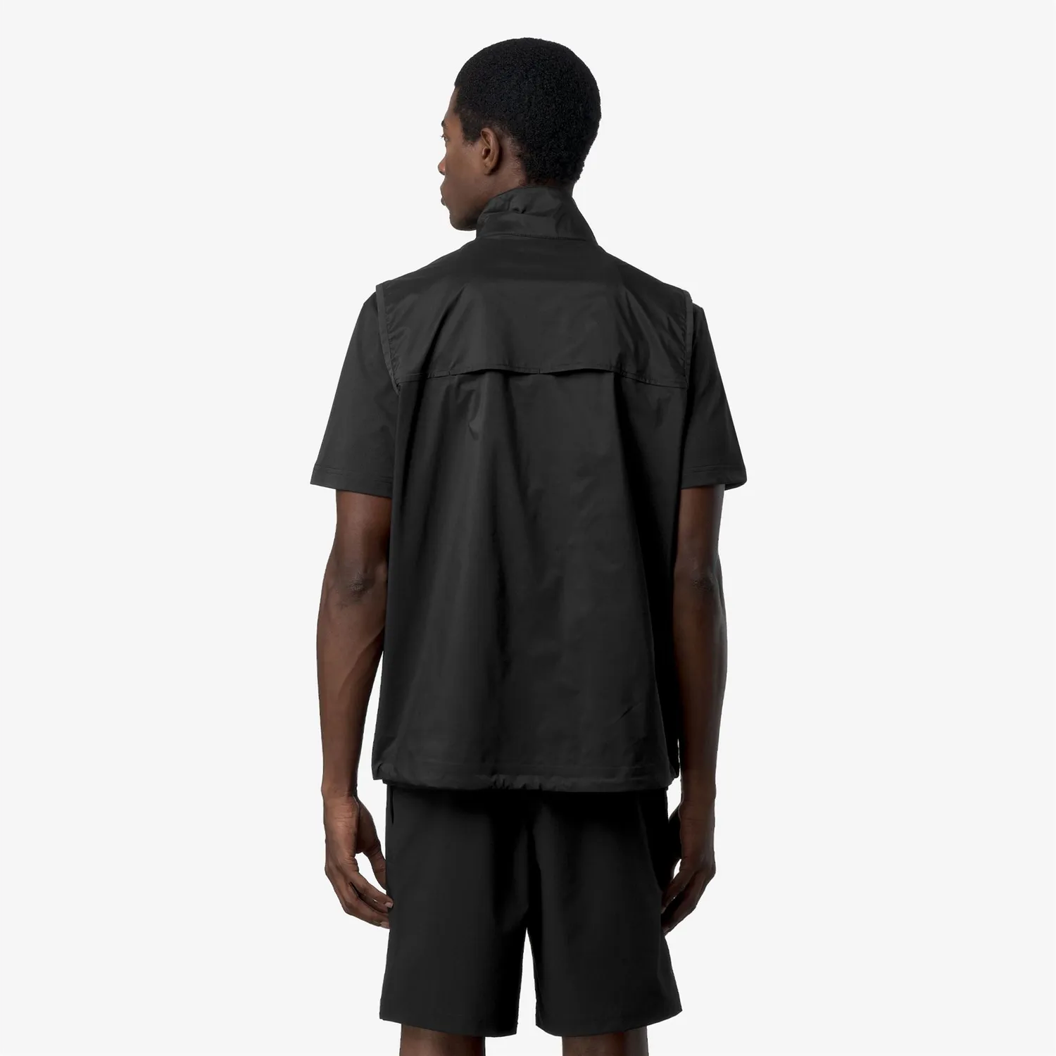 K-Way Croixer Travel vesta unisex negru impermeabila