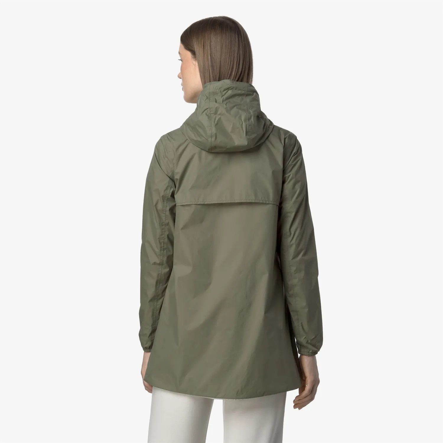 K-Way Sophie Plus.2 Double geacă damă verde-bej reversibilă