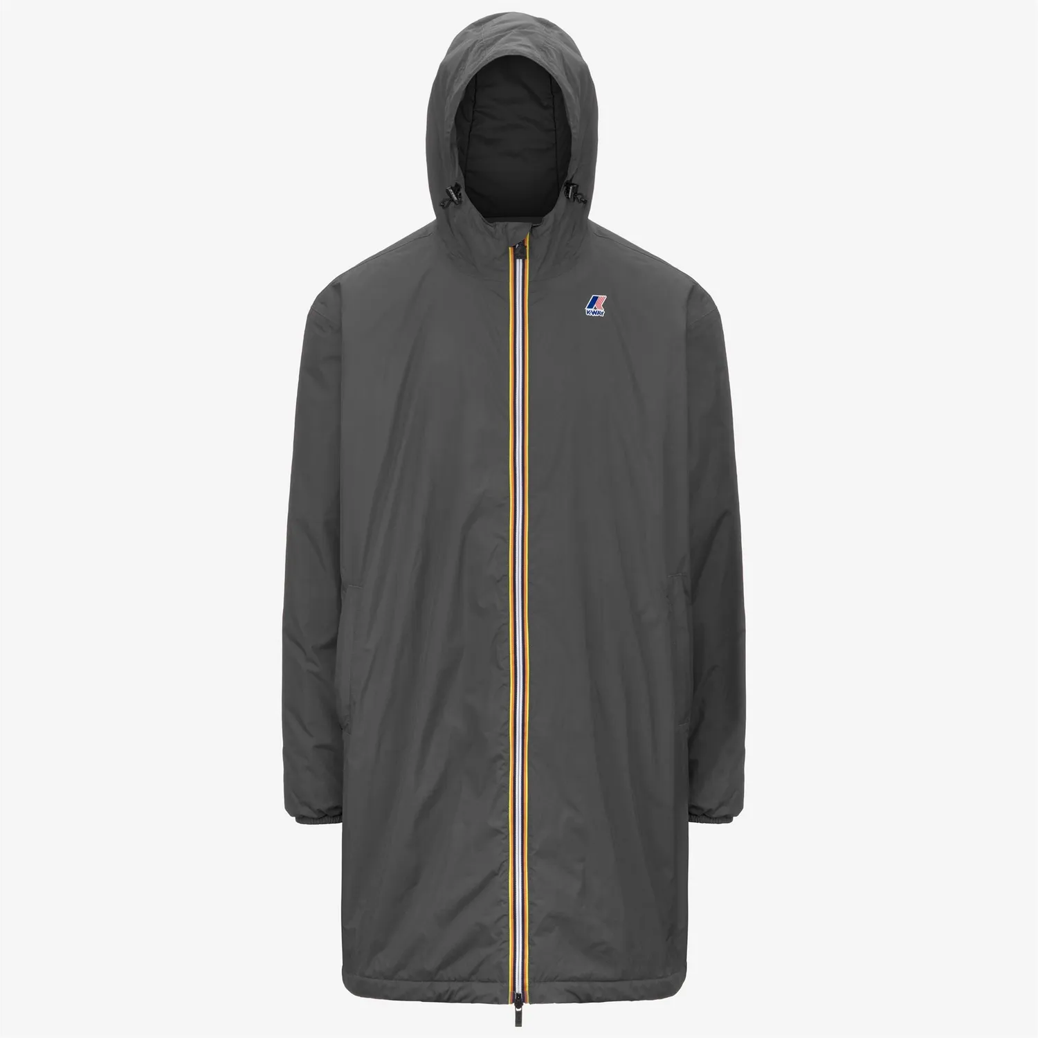 K-Way Le Vrai Eiffel palton unisex gri 3/4 calduros