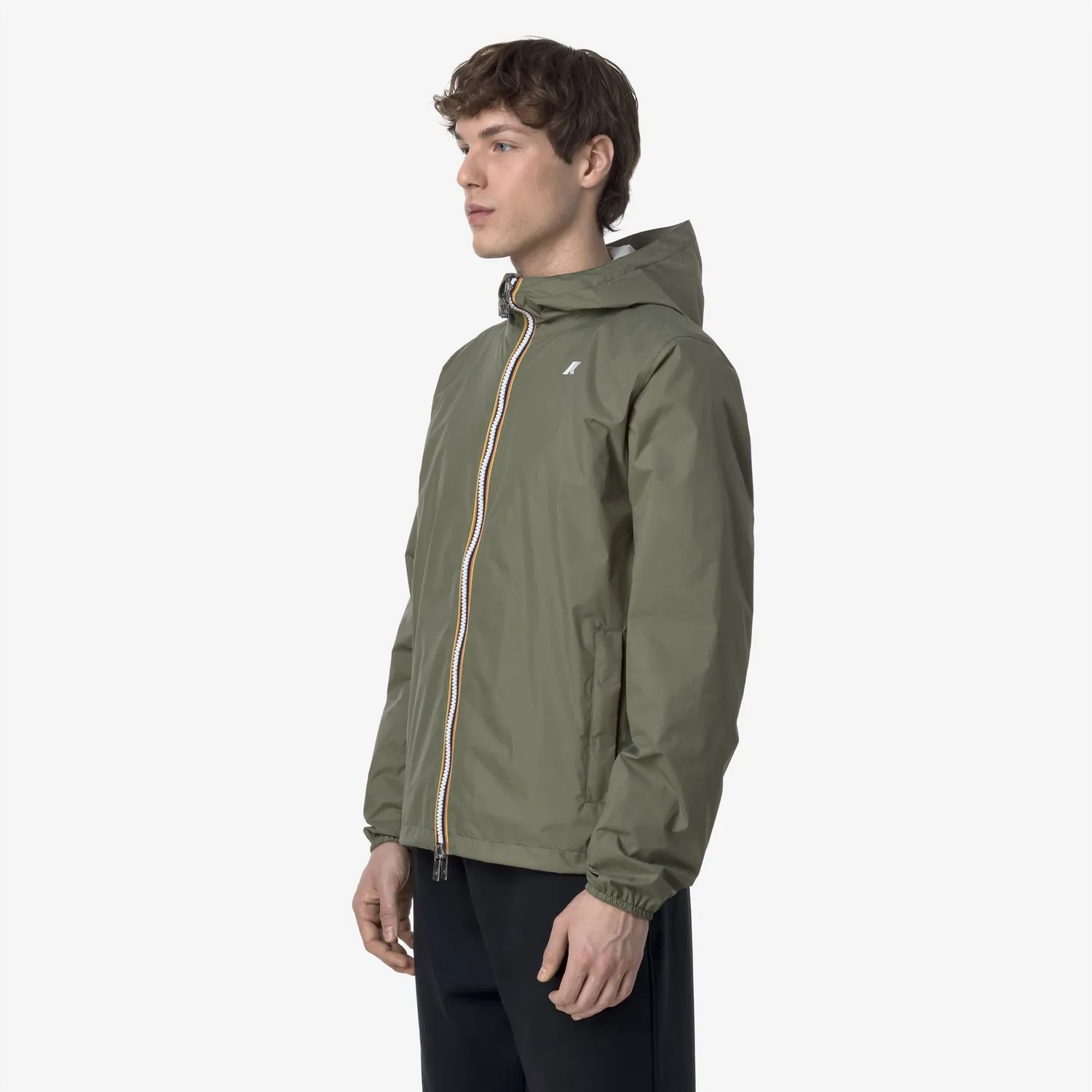 K-Way Jake Plus.2 Double geacă verde reversibilă