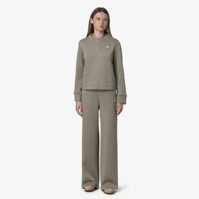 K-Way Loire Light Spacer pantaloni damă verzi evazați