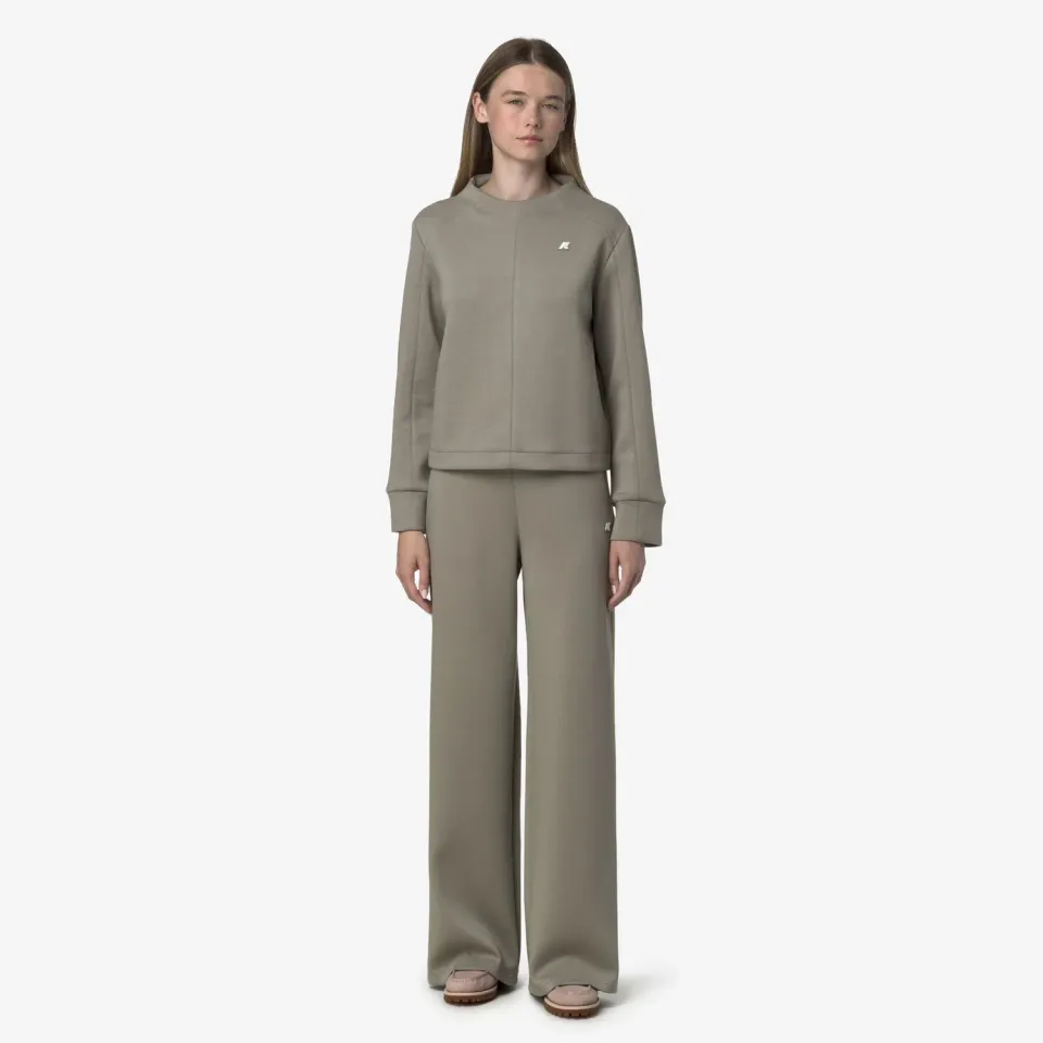 K-Way Loire Light Spacer pantaloni damă verzi evazați