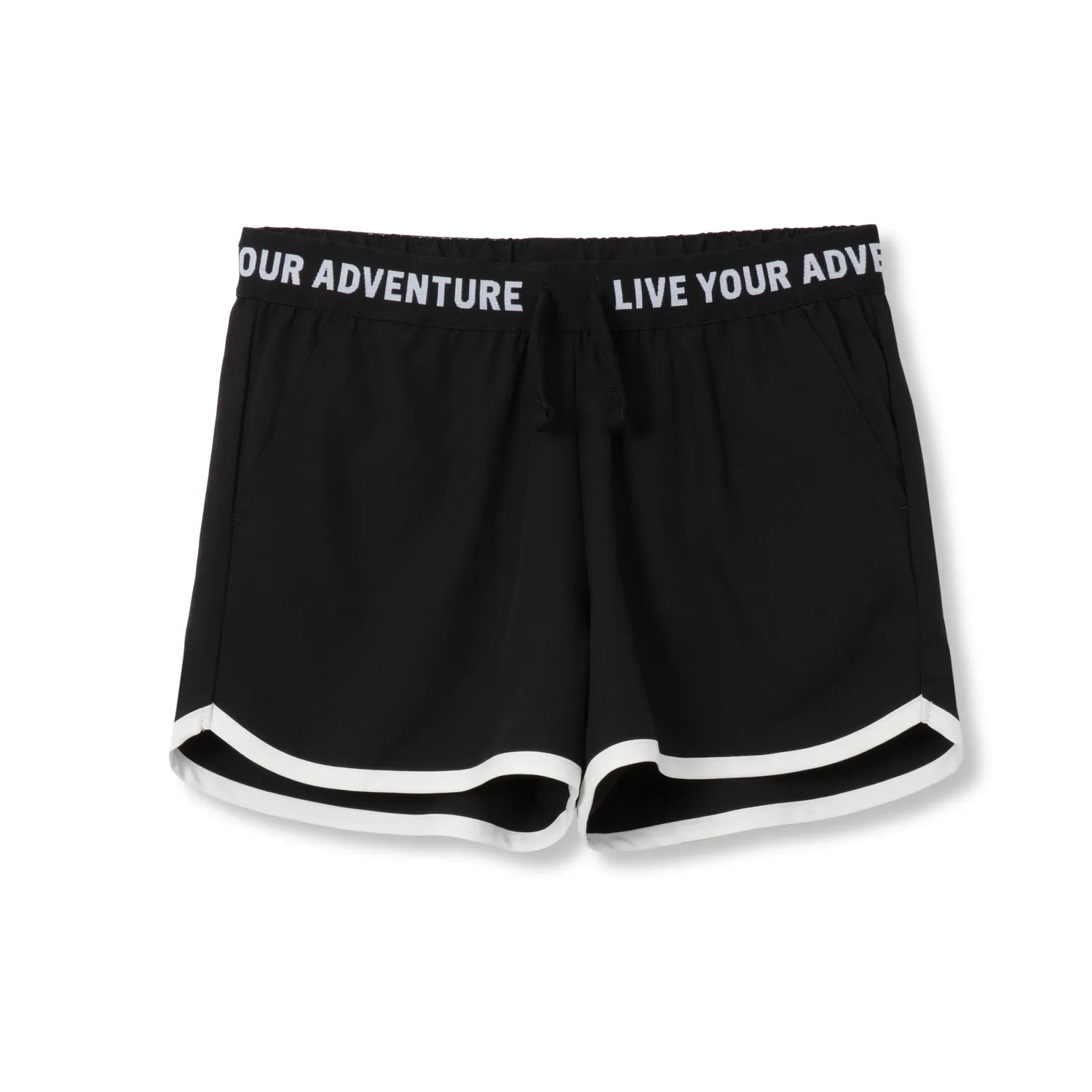 Eddie Bauer Trail pantaloni scurți fete negri elastici