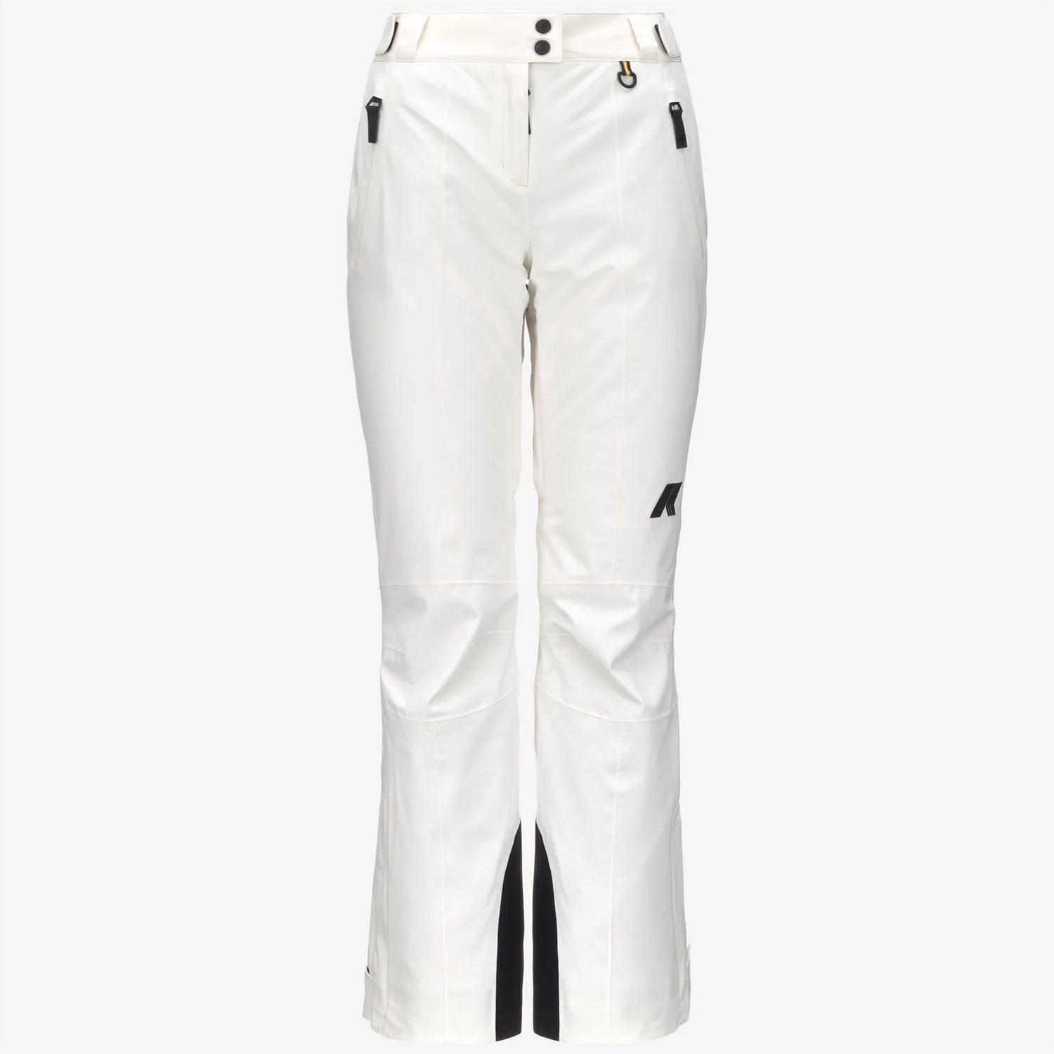 K-Way Bonneval Microtwill pantaloni schi dama alb gardenia