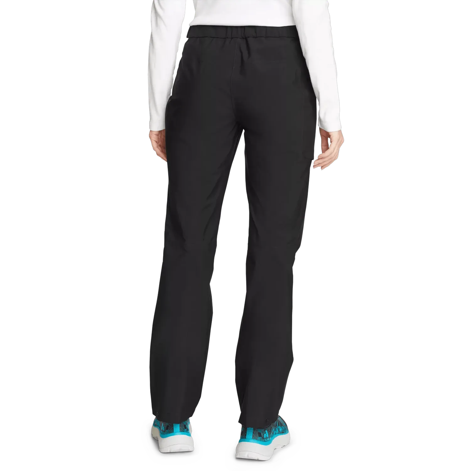 Eddie Bauer Cloud Cap pantaloni de ploaie negri stretch