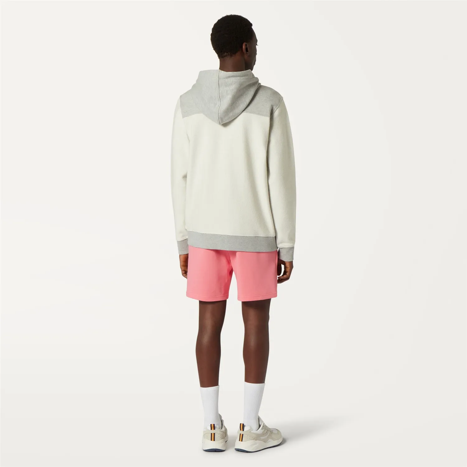 K-Way Le Vrai Dorian Poly Cotton pantaloni scurti roz bumbac
