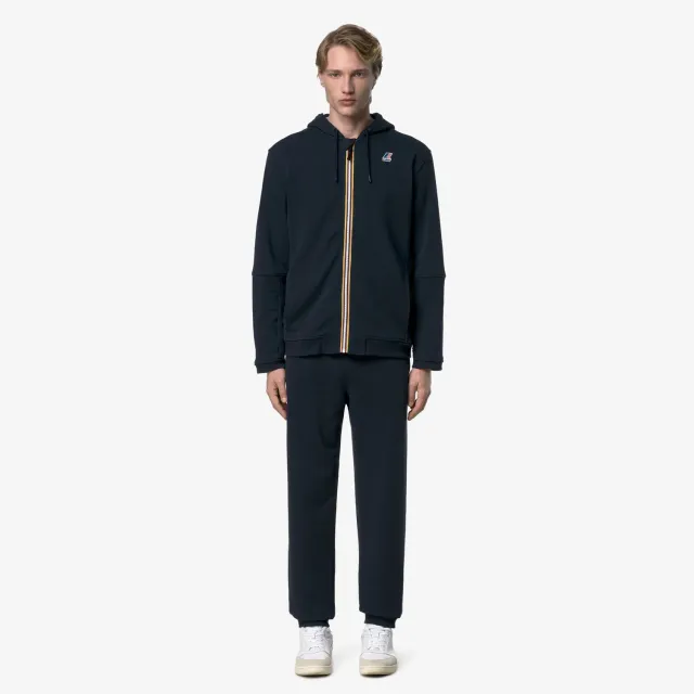 K-Way Philbert Poly Cotton pantaloni albastri sport