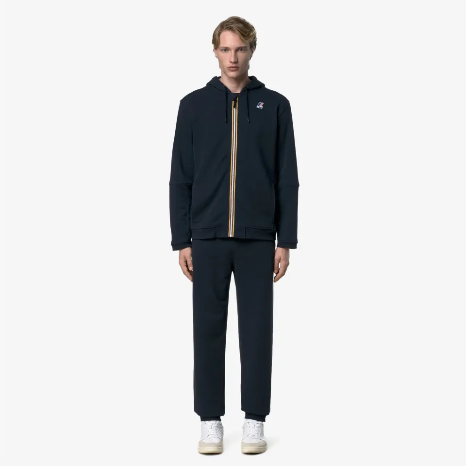 K-Way Philbert Poly Cotton pantaloni albastri sport