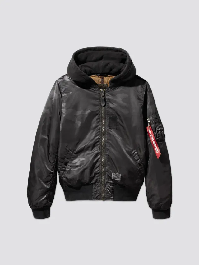 Alpha Industries MA-1 Hooded geacă camuflaj cu glugă