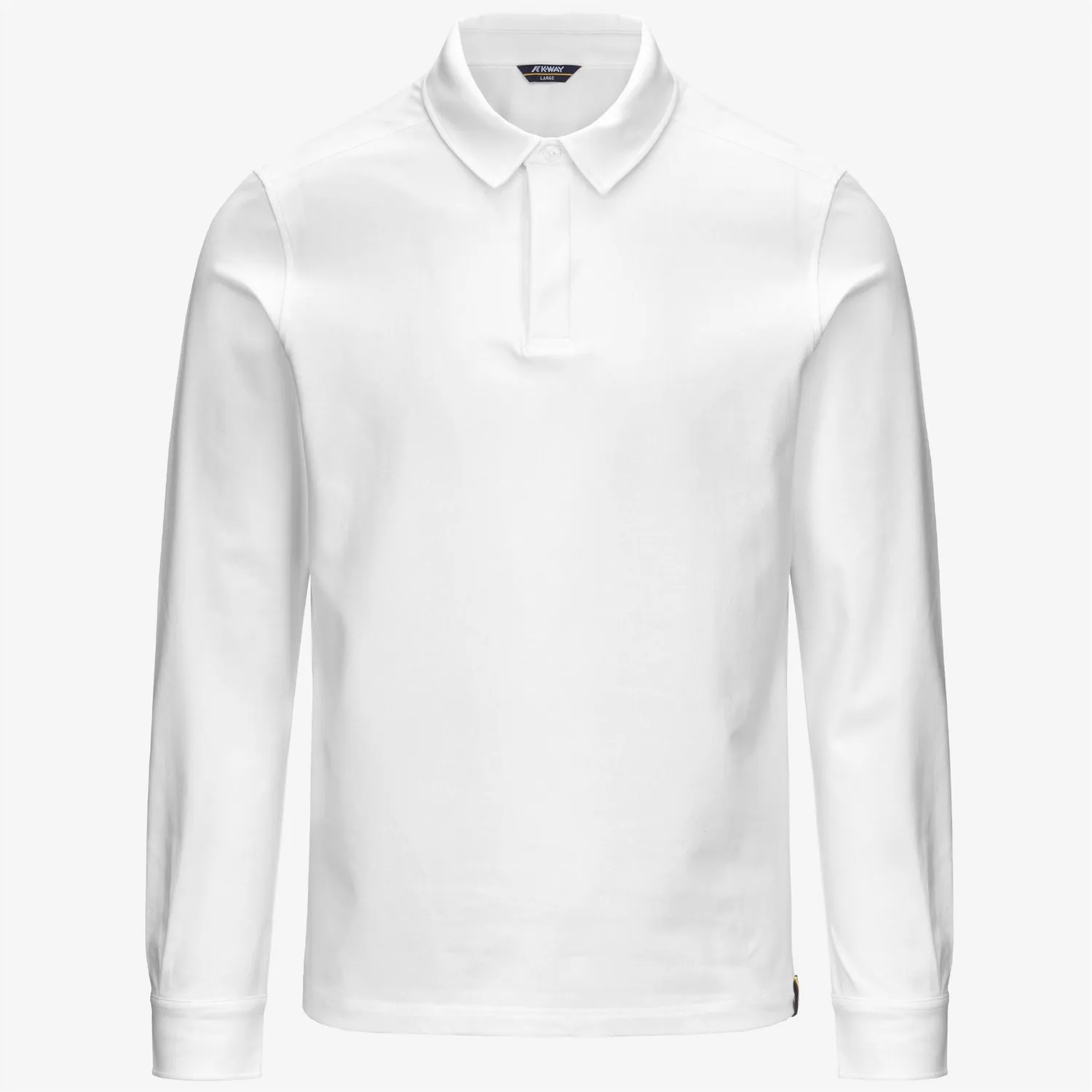 K-Way Tibere Ice Cotton polo barbati alb
