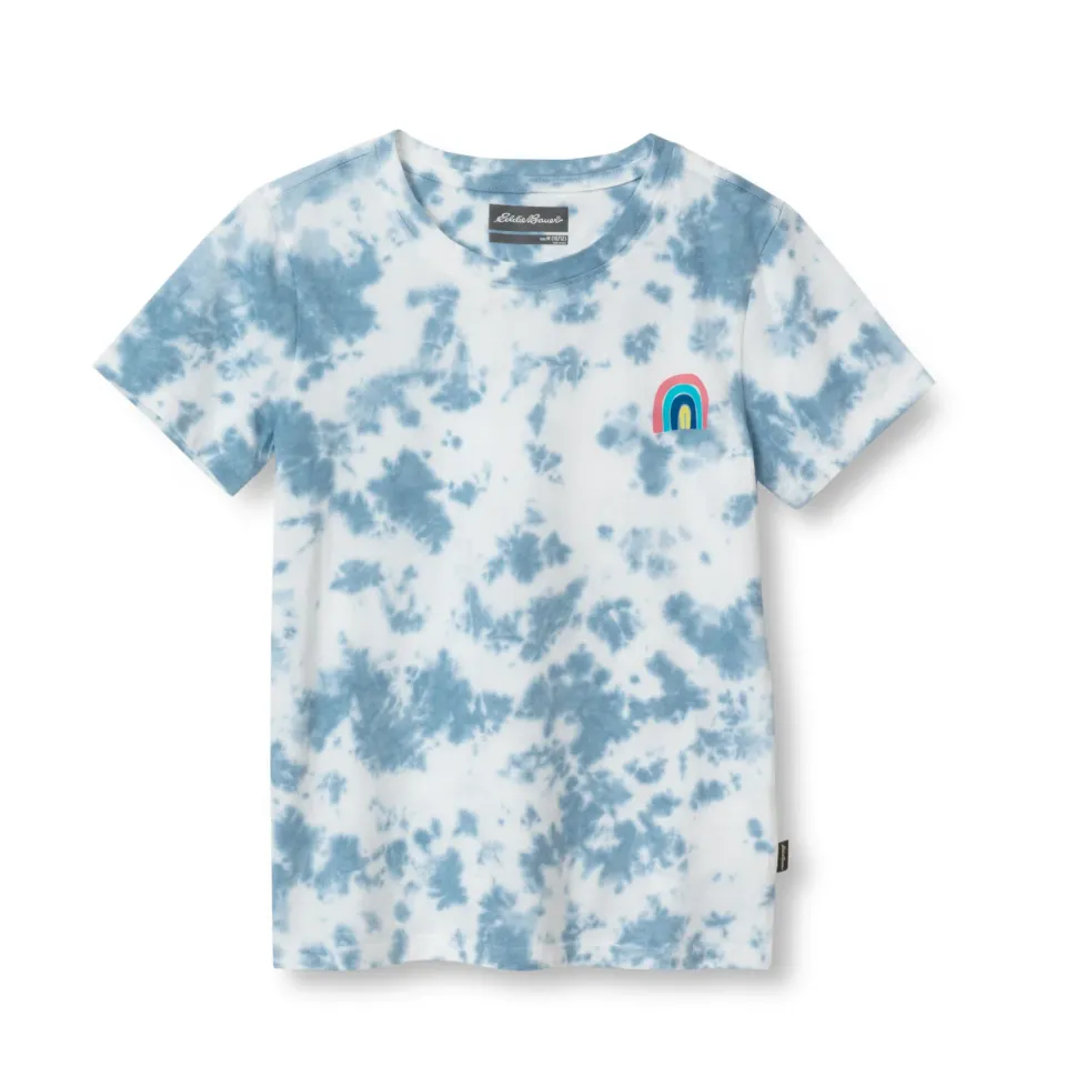 Eddie Bauer Graphic tricou fete tie-dye albastru