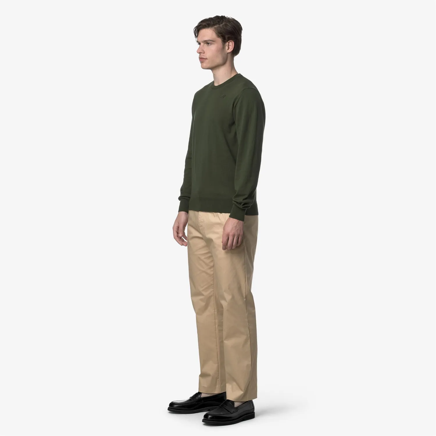 K-Way Ralph Twill Tech pantaloni chino Beige Rope slim