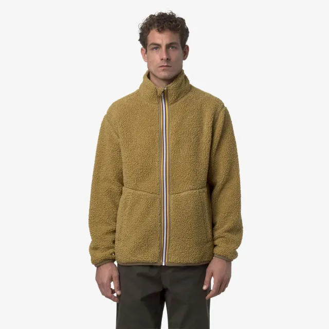 K-Way Pascal Sherpa Polar geaca bej reversibila fleece
