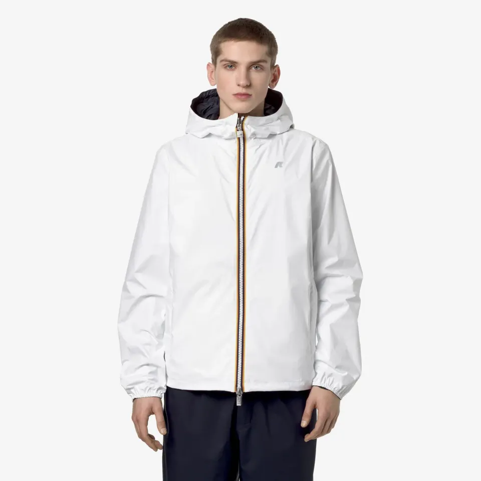 K-Way Jake Plus.2 Double geaca barbati alba reversibila