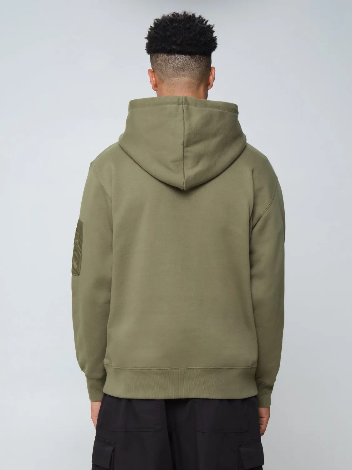 Alpha Industries Utility Pocket hanorac barbati negru bumbac