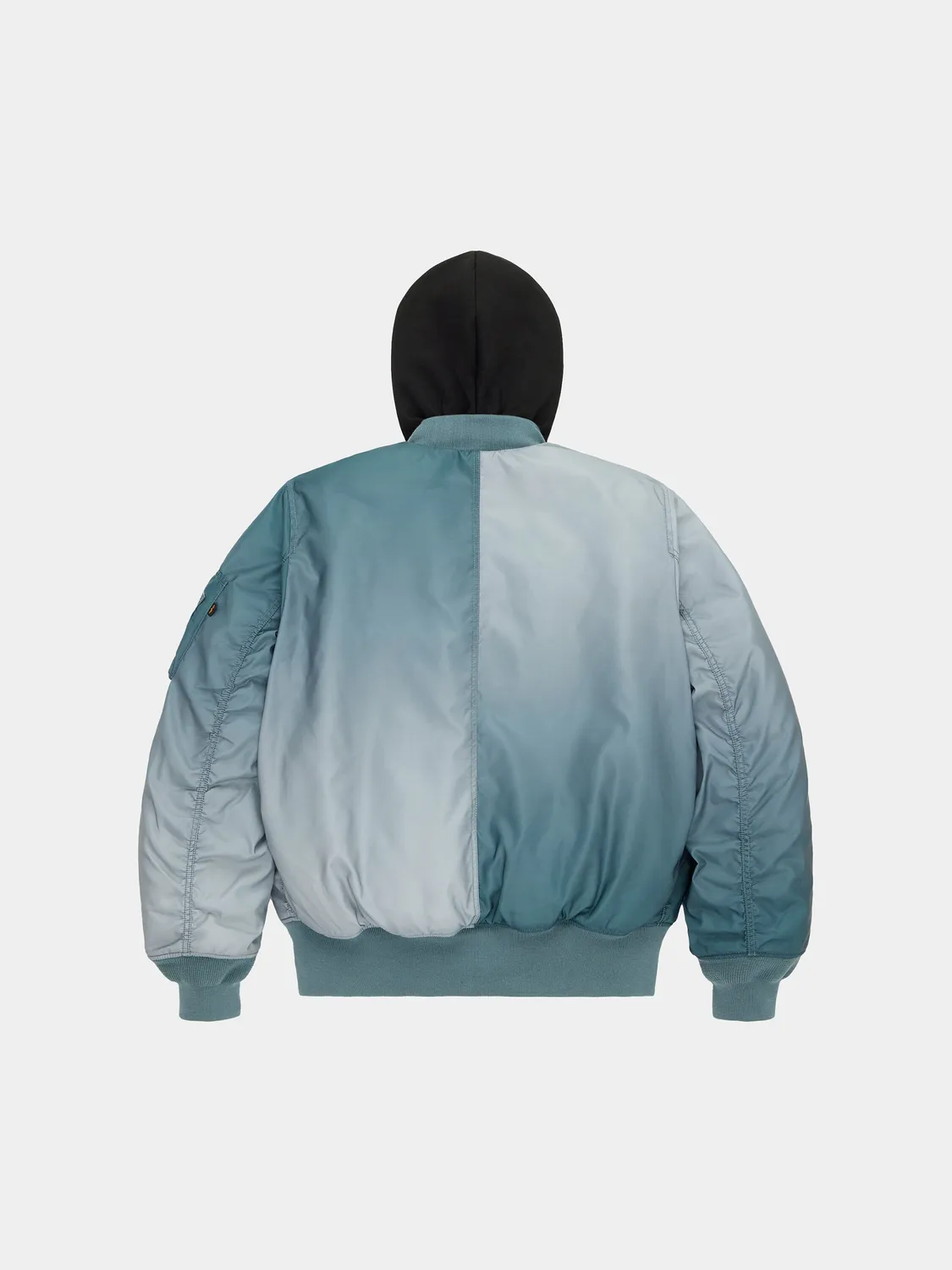 Alpha Industries Gradient Washed Flight geacă aviator blue nylon