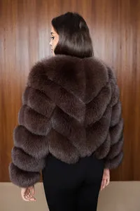 Mareus 503 haina vulpe Cocoa Brown transformabila
