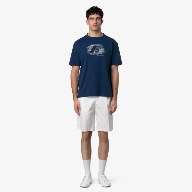 K-Way Solo K71357W tricou barbati albastru insignia slim