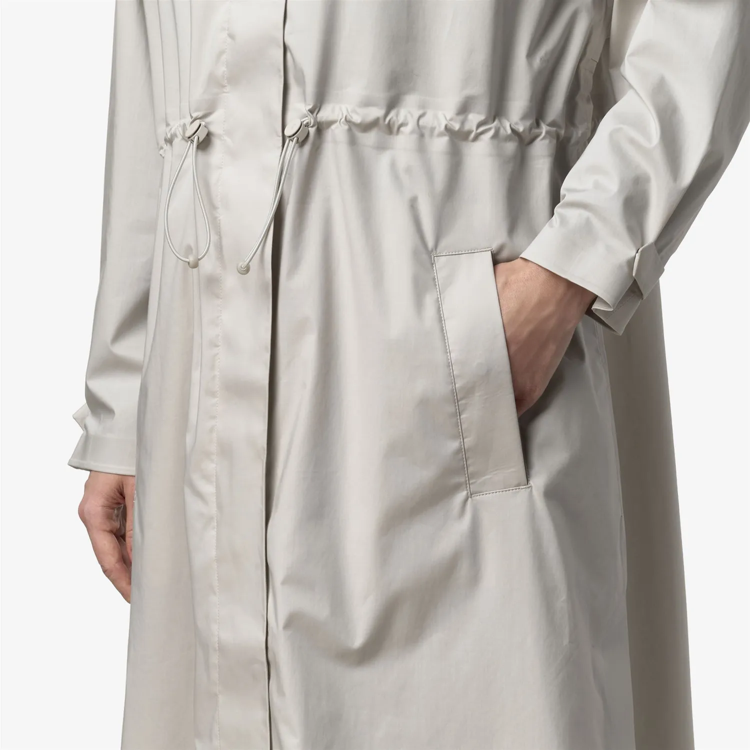 K-Way Barbrein Cotton 3Layers AF palton damă bej