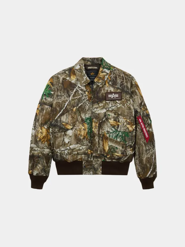 Alpha Industries CWU 45/P Heritage geacă bomber camuflaj Realtree
