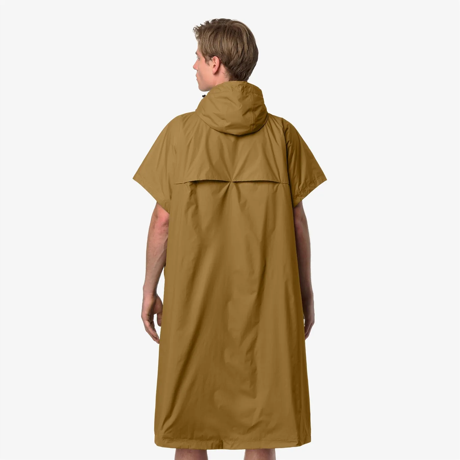 K-Way Hendaye poncho Brown Bistre impermeabil L