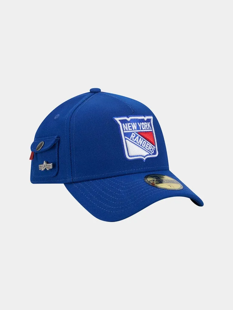 Alpha Industries Rangers New Era 59FORTY sapca fitted albastru