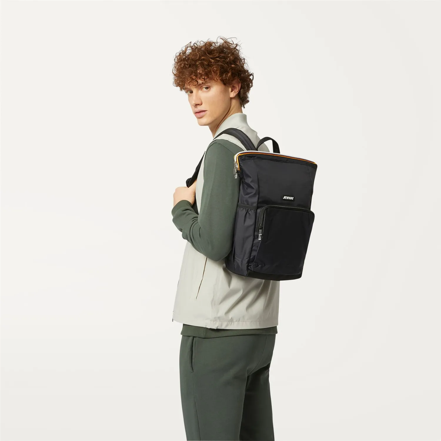 K-Way Maizy rucsac negru impermeabil laptop