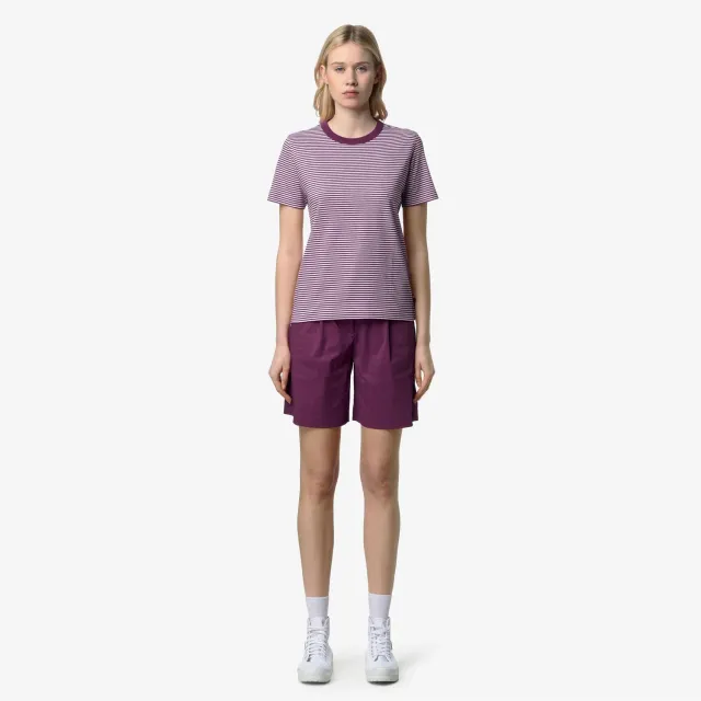 K-Way Elodie Slimline Jersey tricou damă dungi marinière