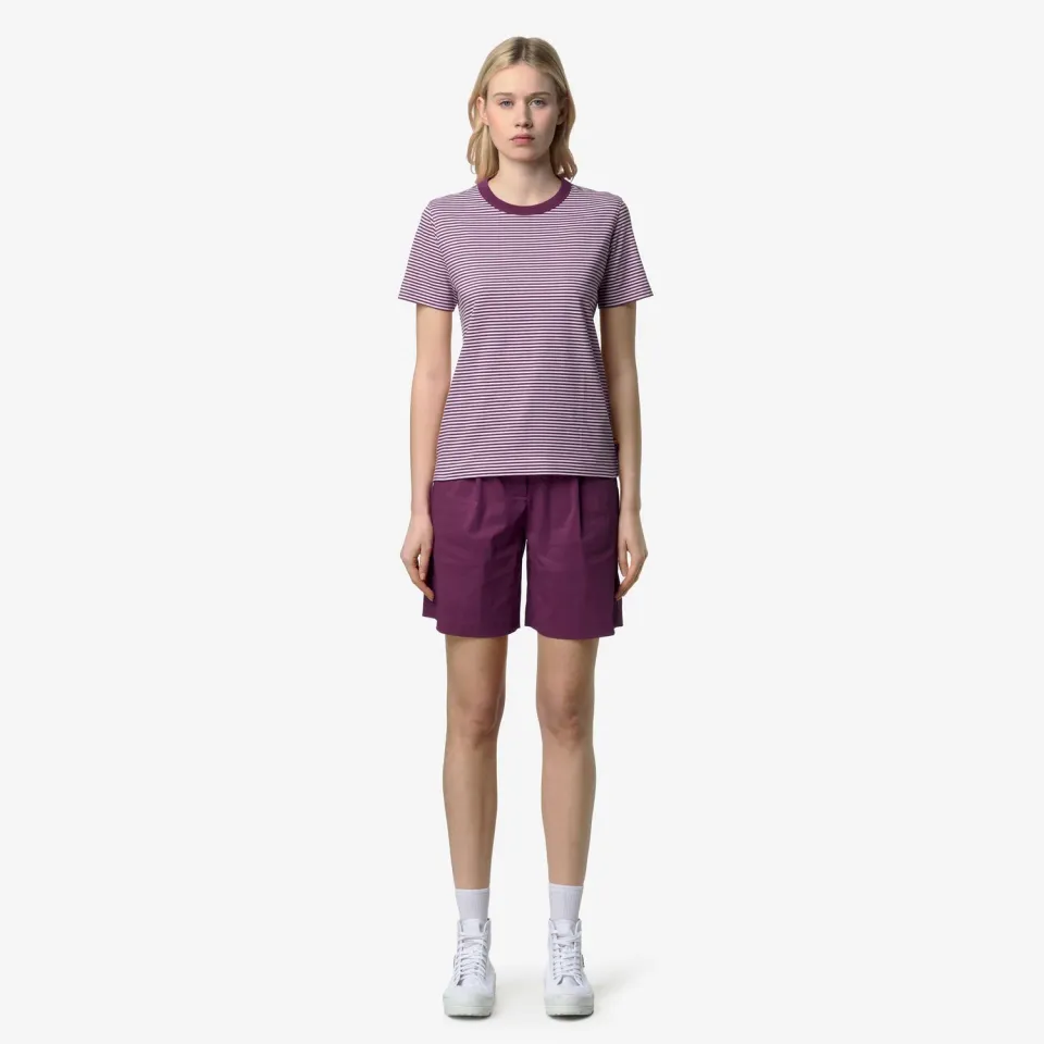 K-Way Elodie Slimline Jersey tricou damă dungi marinière