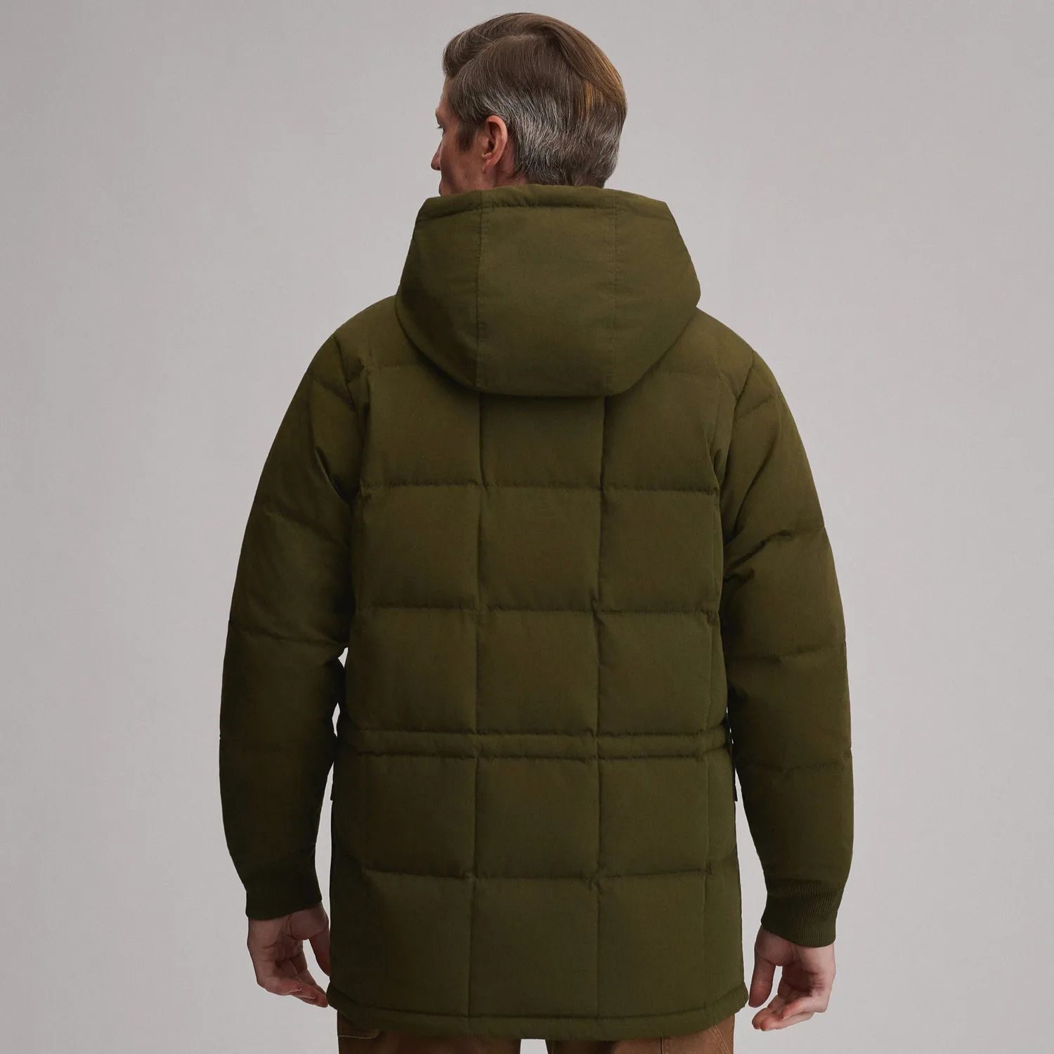 Eddie Bauer Kara Koram parka barbati cu puf Cayenne
