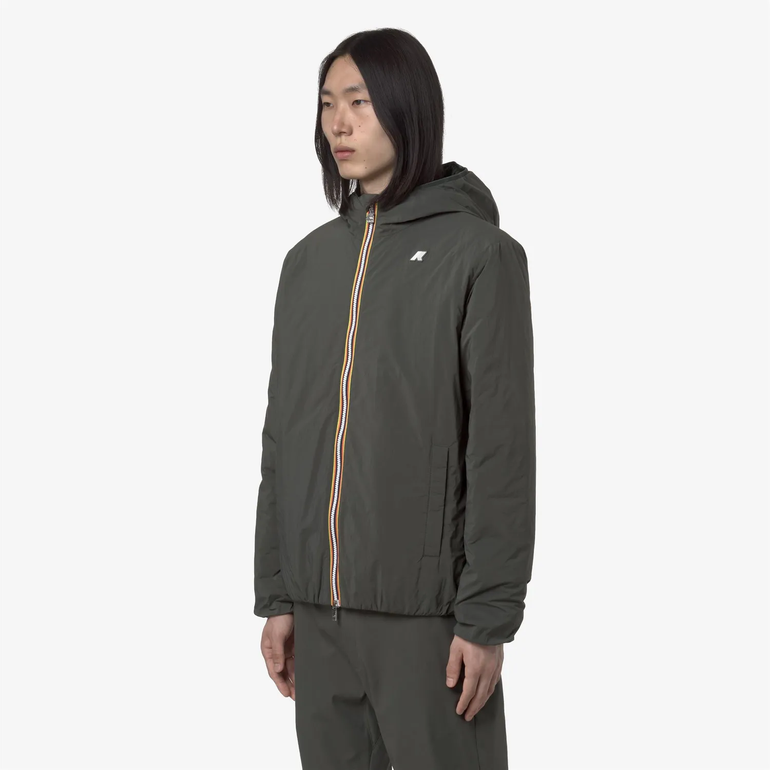 K-Way Jack Plain Warm geaca barbati verde calduroasa