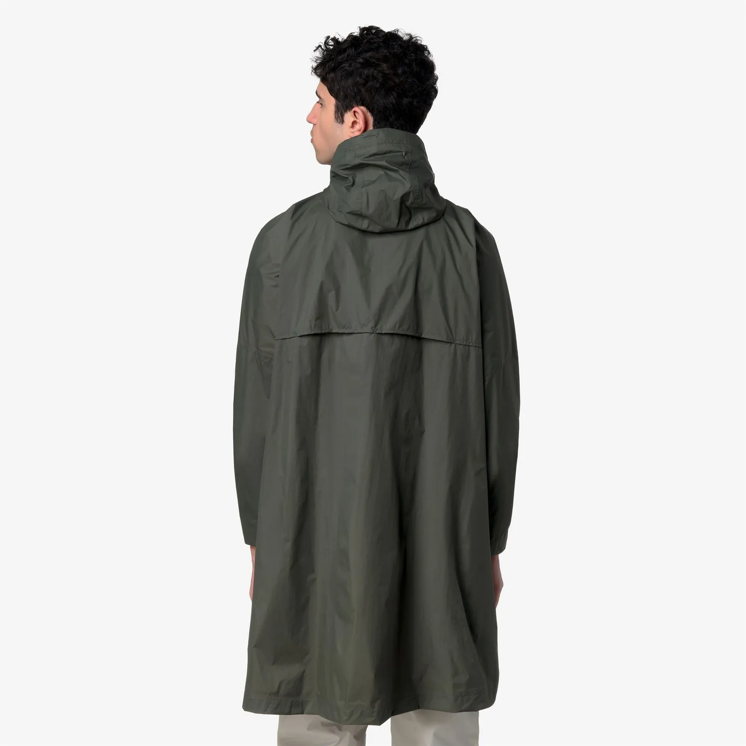 K-Way Le Vrai 4.0 Fortune poncho ploaie Green Blackish lung
