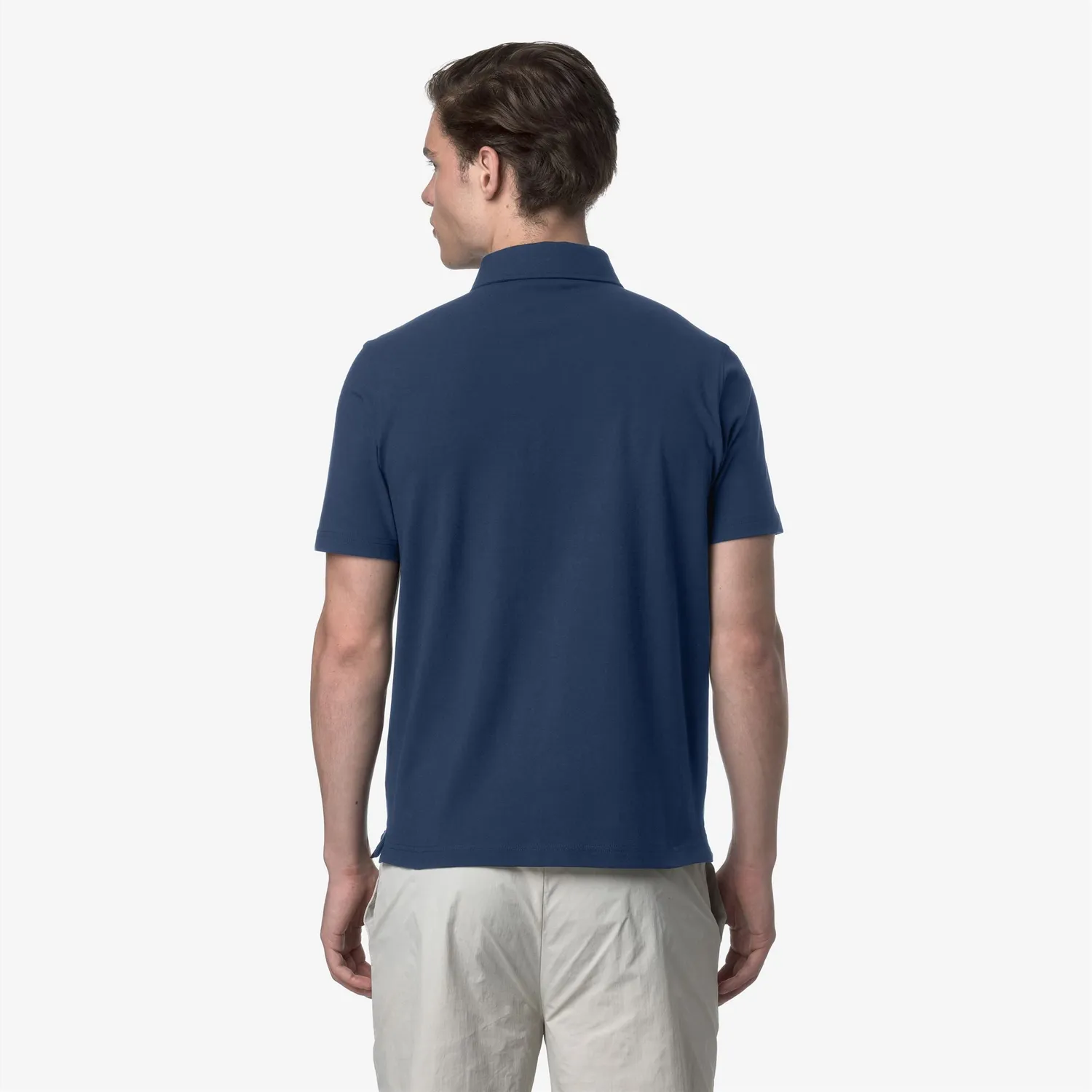 K-Way Vincelle Cotton polo barbati albastru bumbac