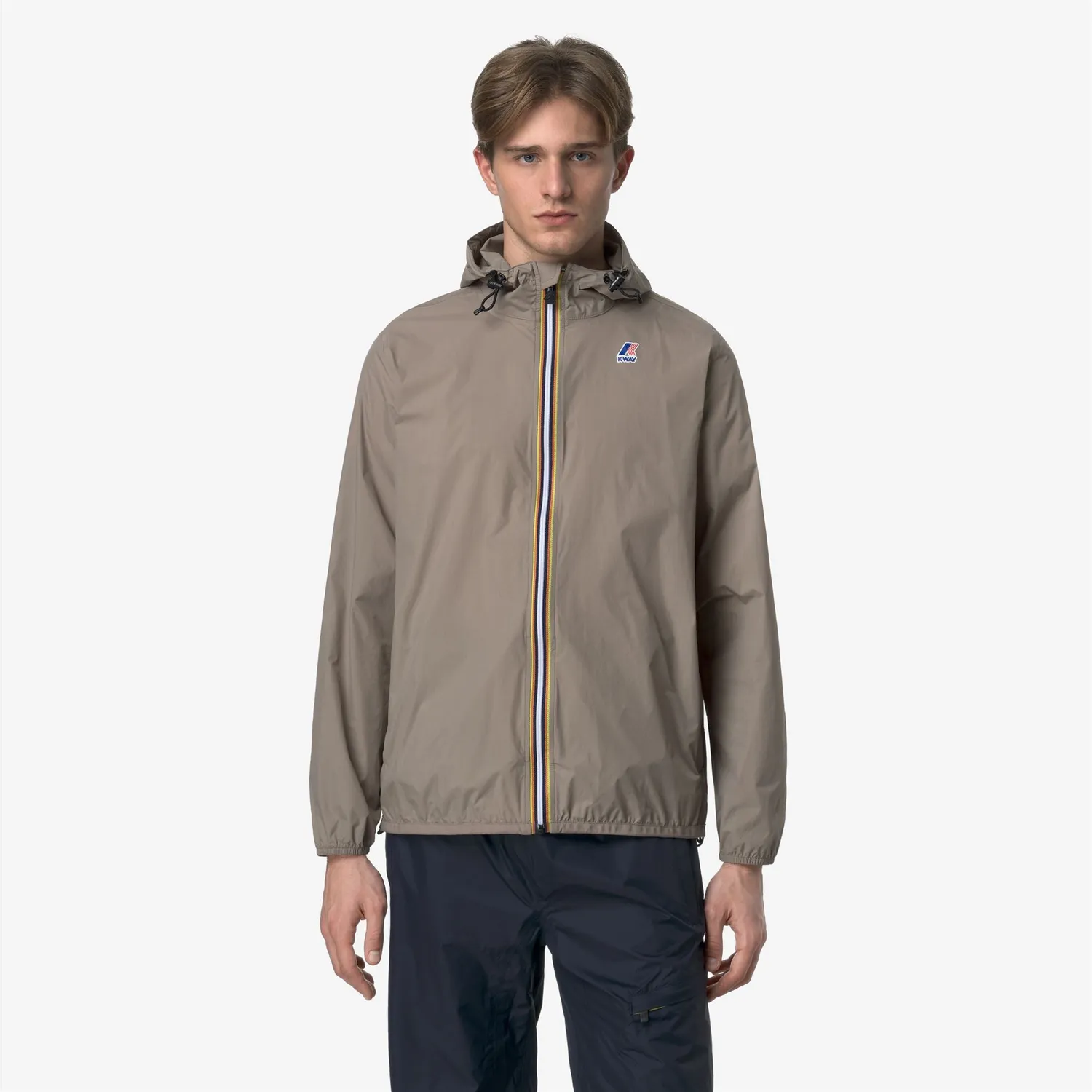 K-Way Le Vrai Claude geaca unisex bej compacta 10K