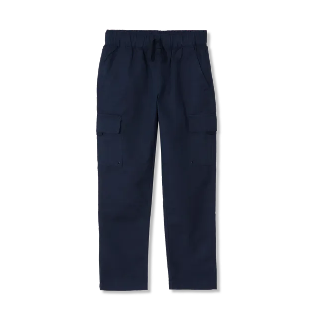 Eddie Bauer Adventurer pantaloni cargo baieti negri elastici