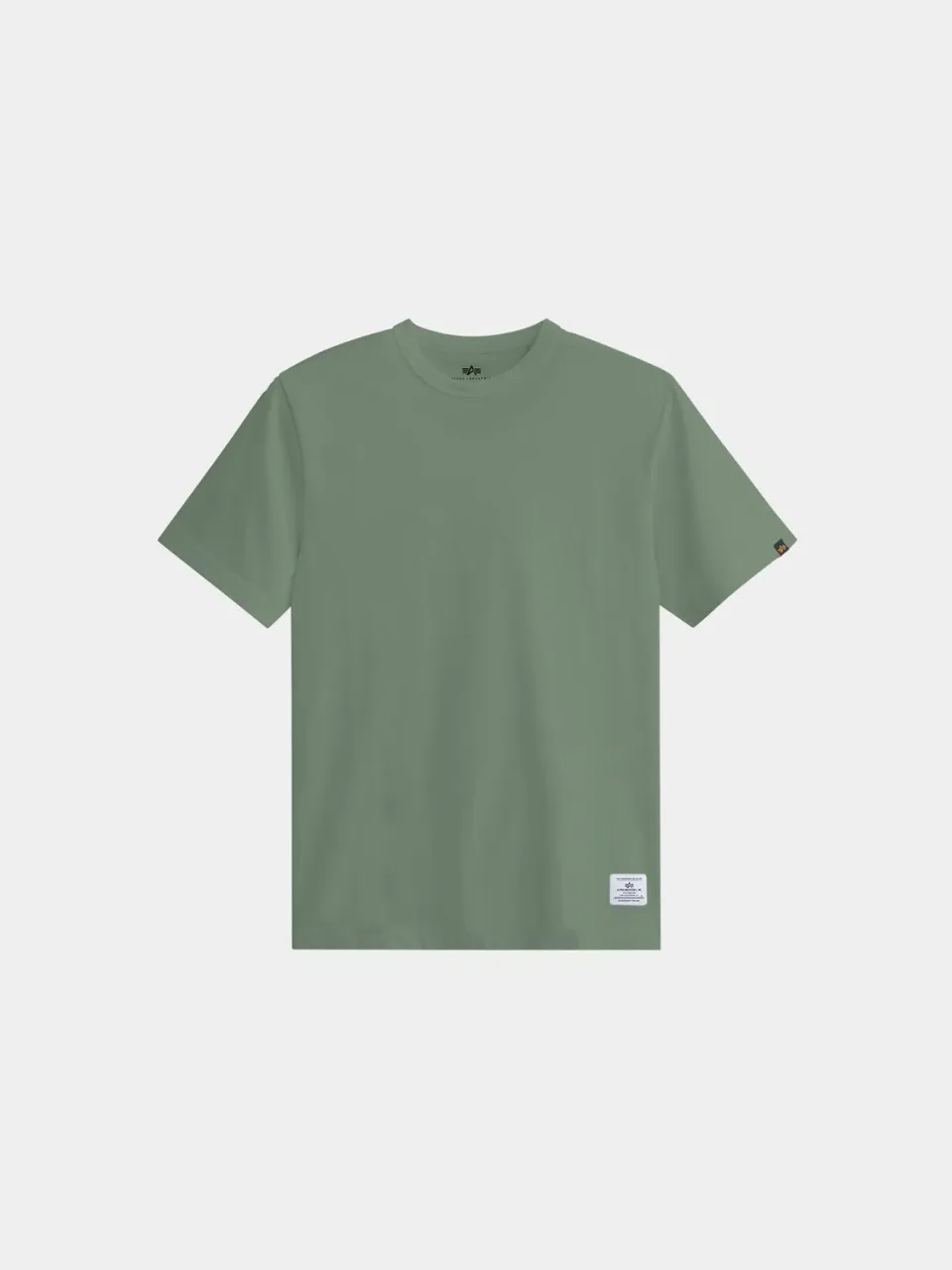 Alpha Industries Essential Tee tricou moss din bumbac