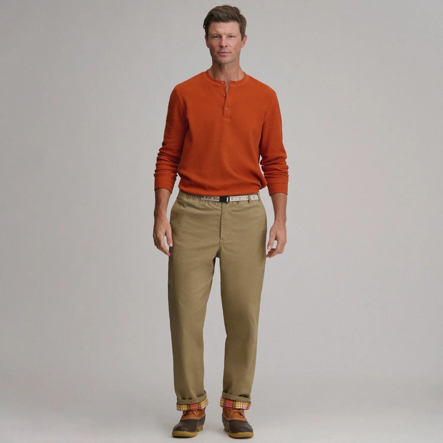 Eddie Bauer Legend Wash pantaloni flanel Dark Khaki