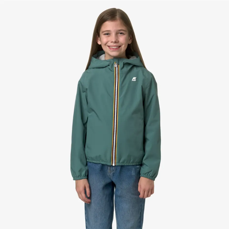 K-Way Lily K81255W geaca fete verde palm impermeabila